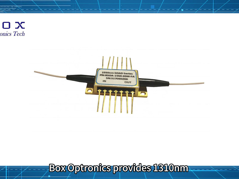 Dispositivos amplificadores ópticos semiconductores de 1550 nm (SOA)